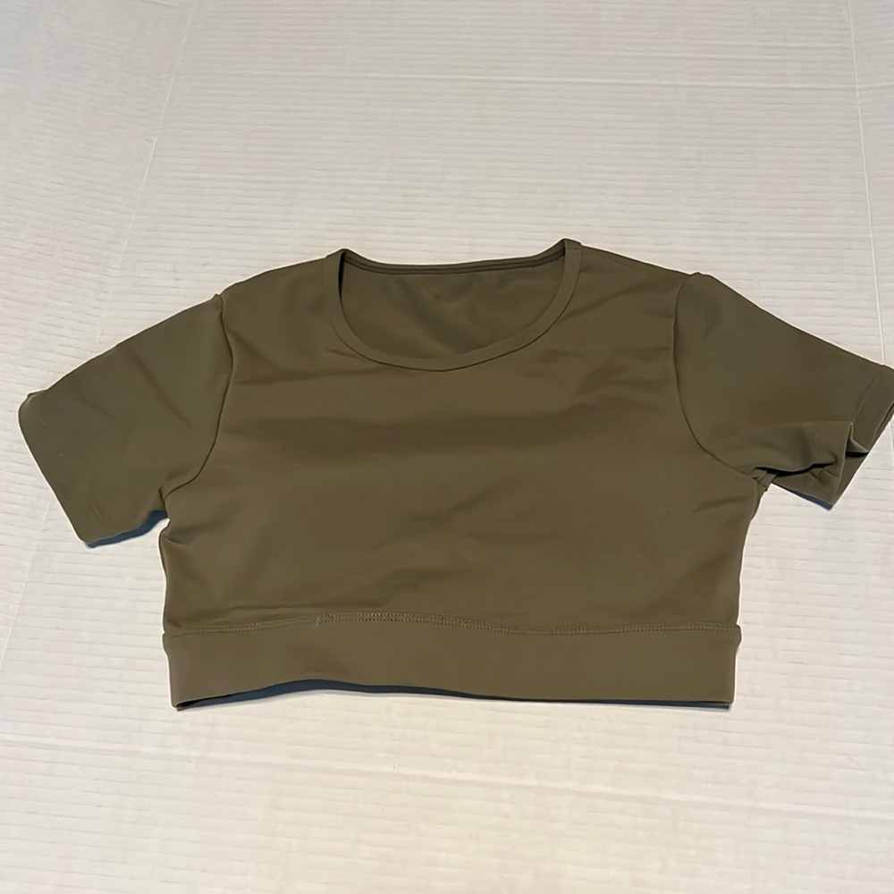 NVGTN open back crop top